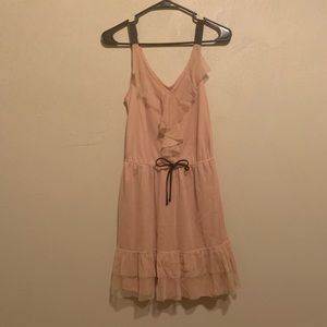 light pink vintage dress